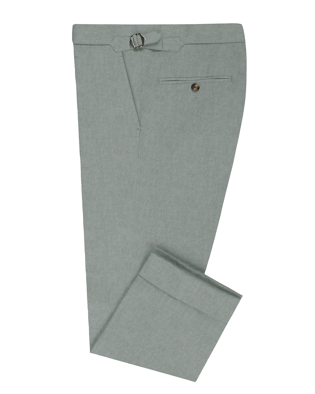 Dugdale Flannel: Light Grey Twill 14 Oz Suit - 4