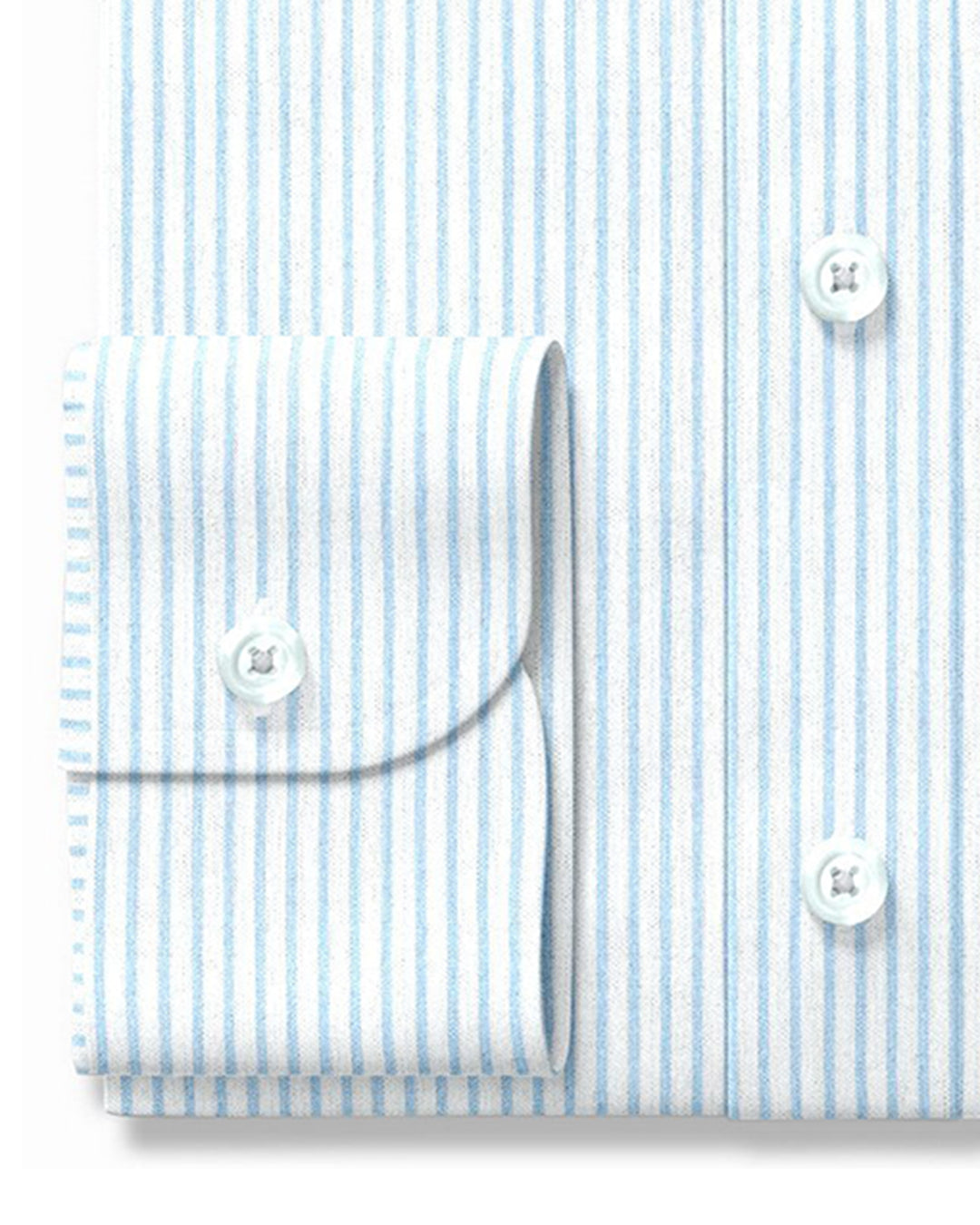 Blue Pencil Stripes With White - 3