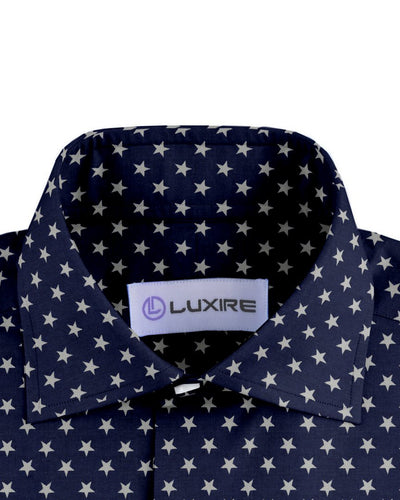 Indigo Printed Stars